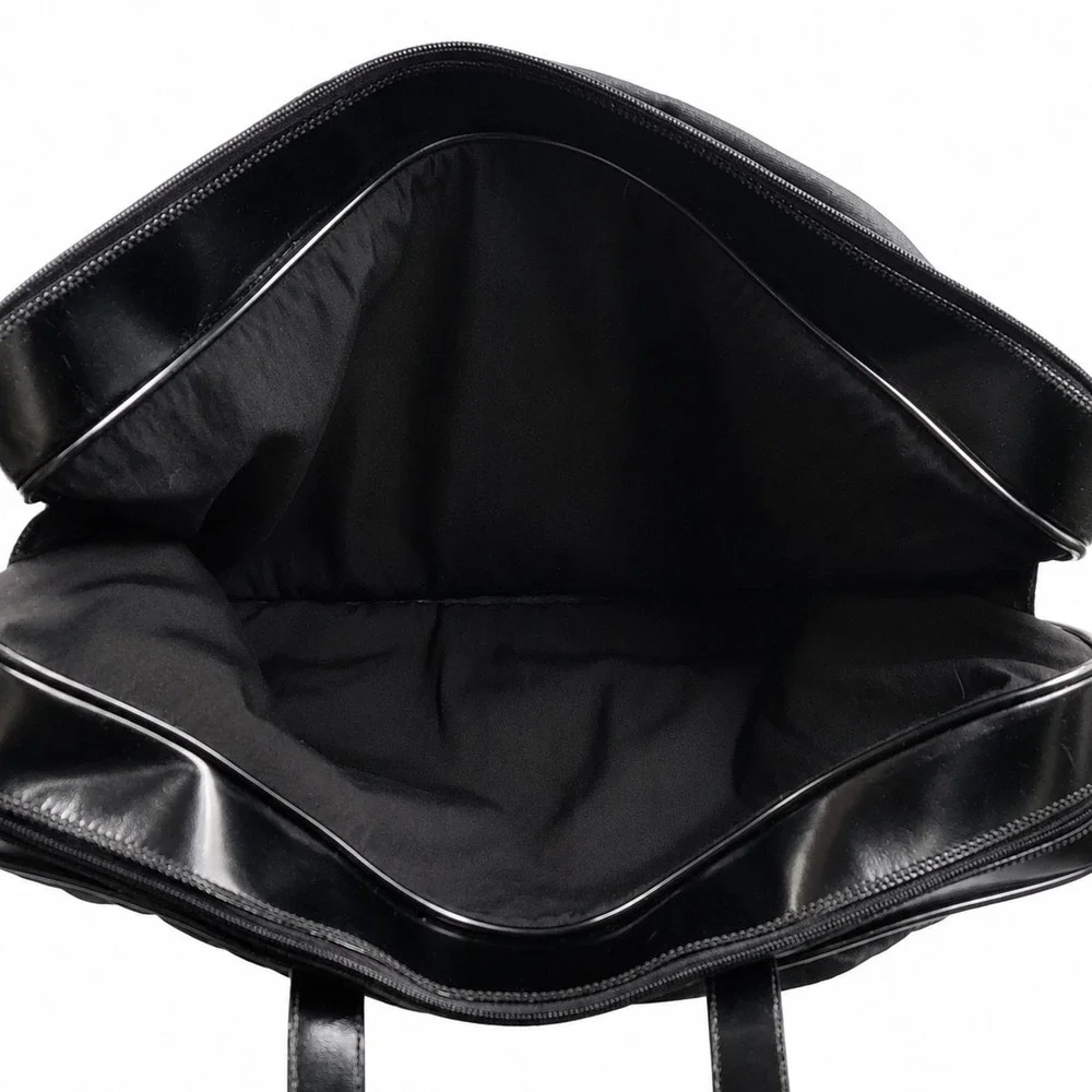 Authentic Vintage Gucci Black Nylon Travel Weekender Bag Made Italy COA